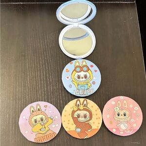 Cute Monster-Themed Kids Mirror Set
